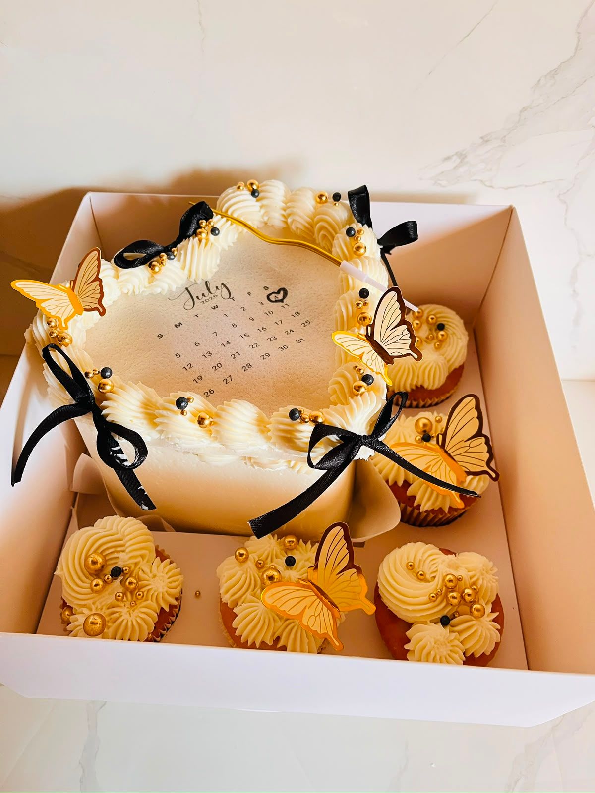 Butterfly Calendar Bento by Baked by Buhlebenkosi