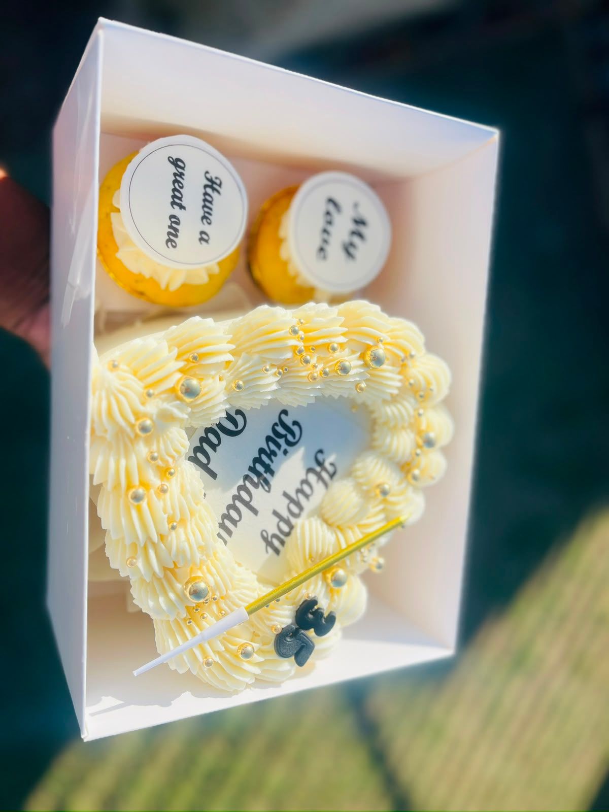 Buttercream Blossom Bento by Baked by Buhlebenkosi