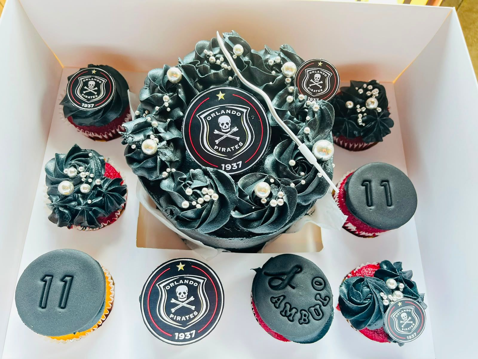 Pirates Rose Bento by Baked by Buhlebenkosi