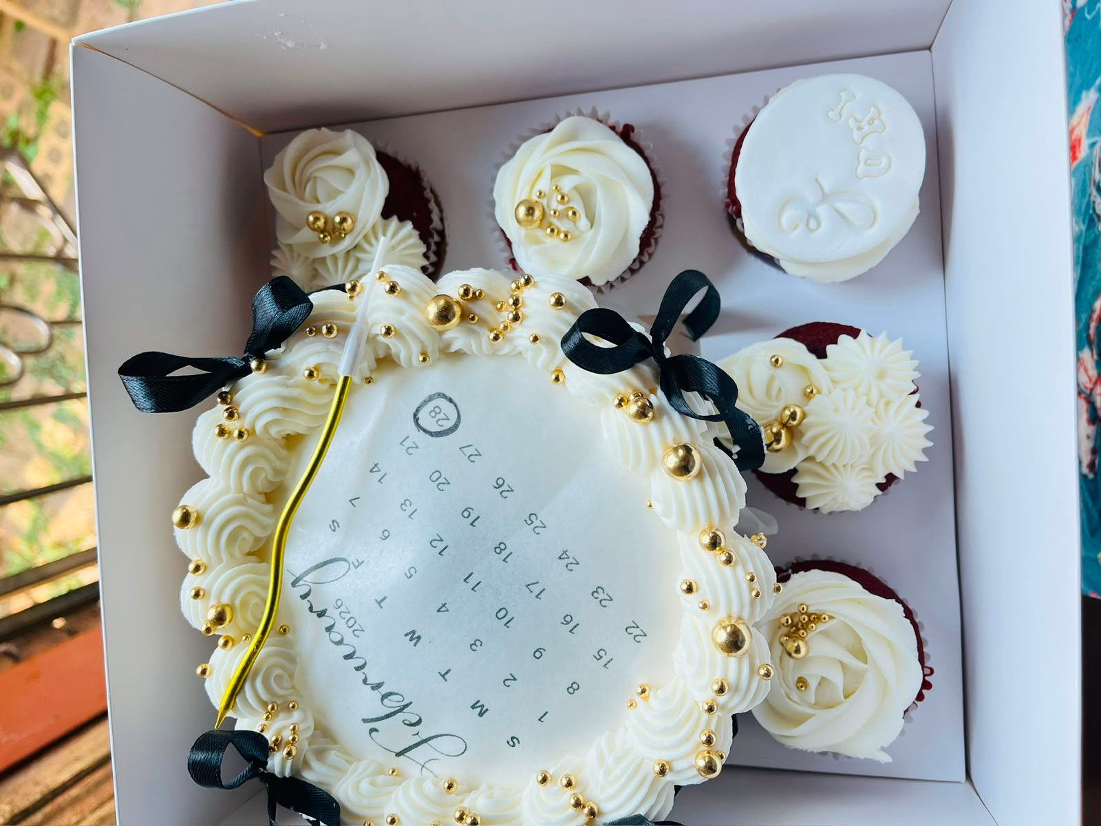 Ivory Calendar Bento by Baked by Buhlebenkosi