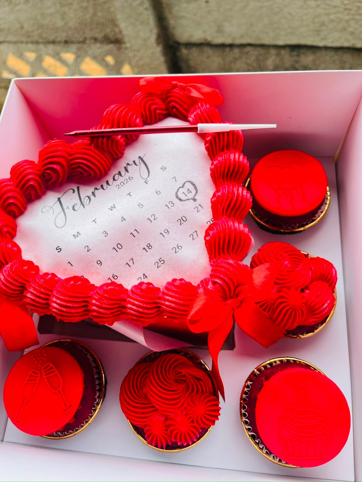 Valentine Red Bento by Baked by Buhlebenkosi