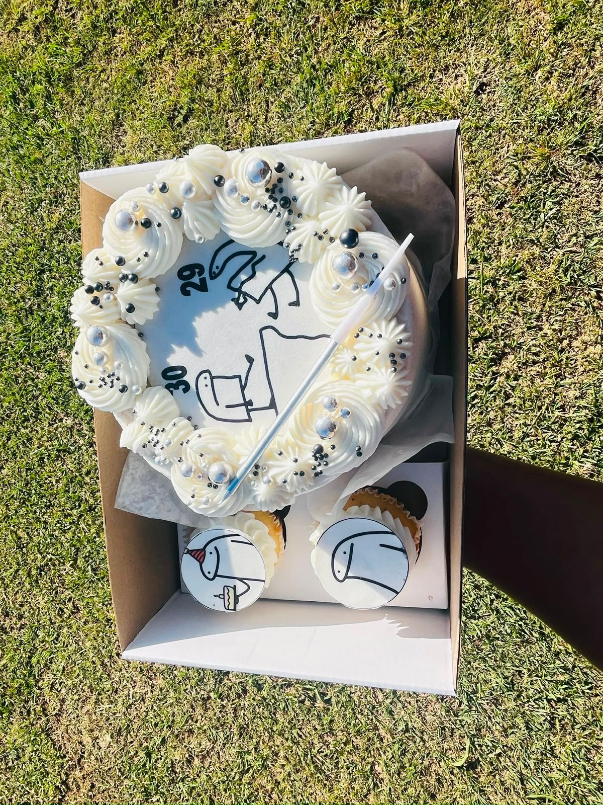 Silver Doodle Bento by Baked by Buhlebenkosi