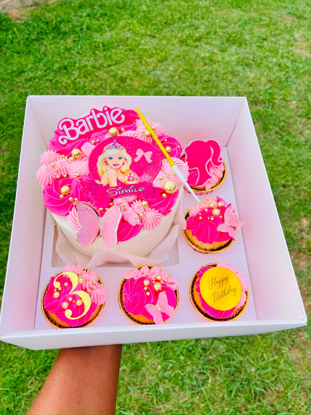 Barbie Butterfly Bento by Baked by Buhlebenkosi