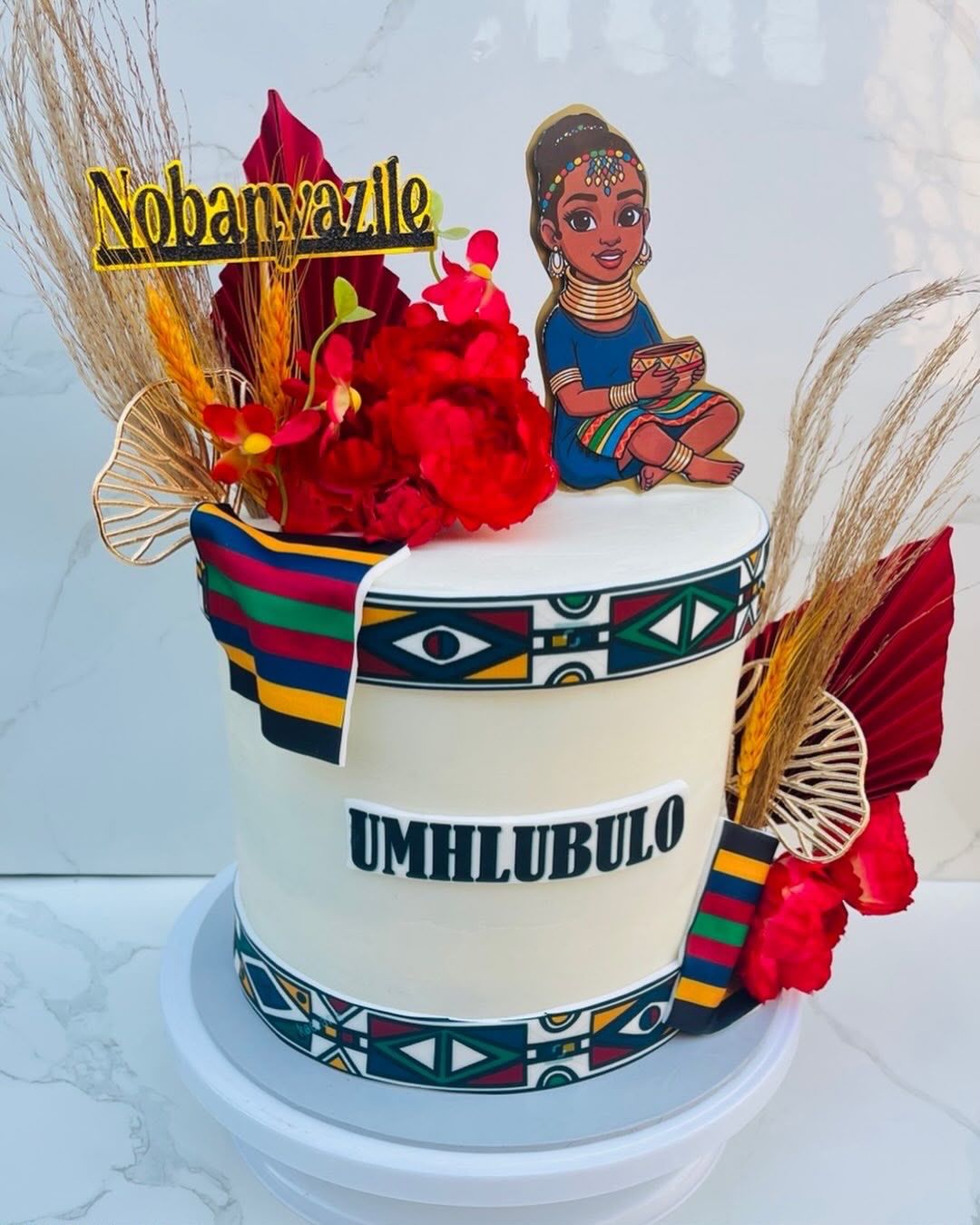 Ndebele Heritage Cake by Baked by Buhlebenkosi