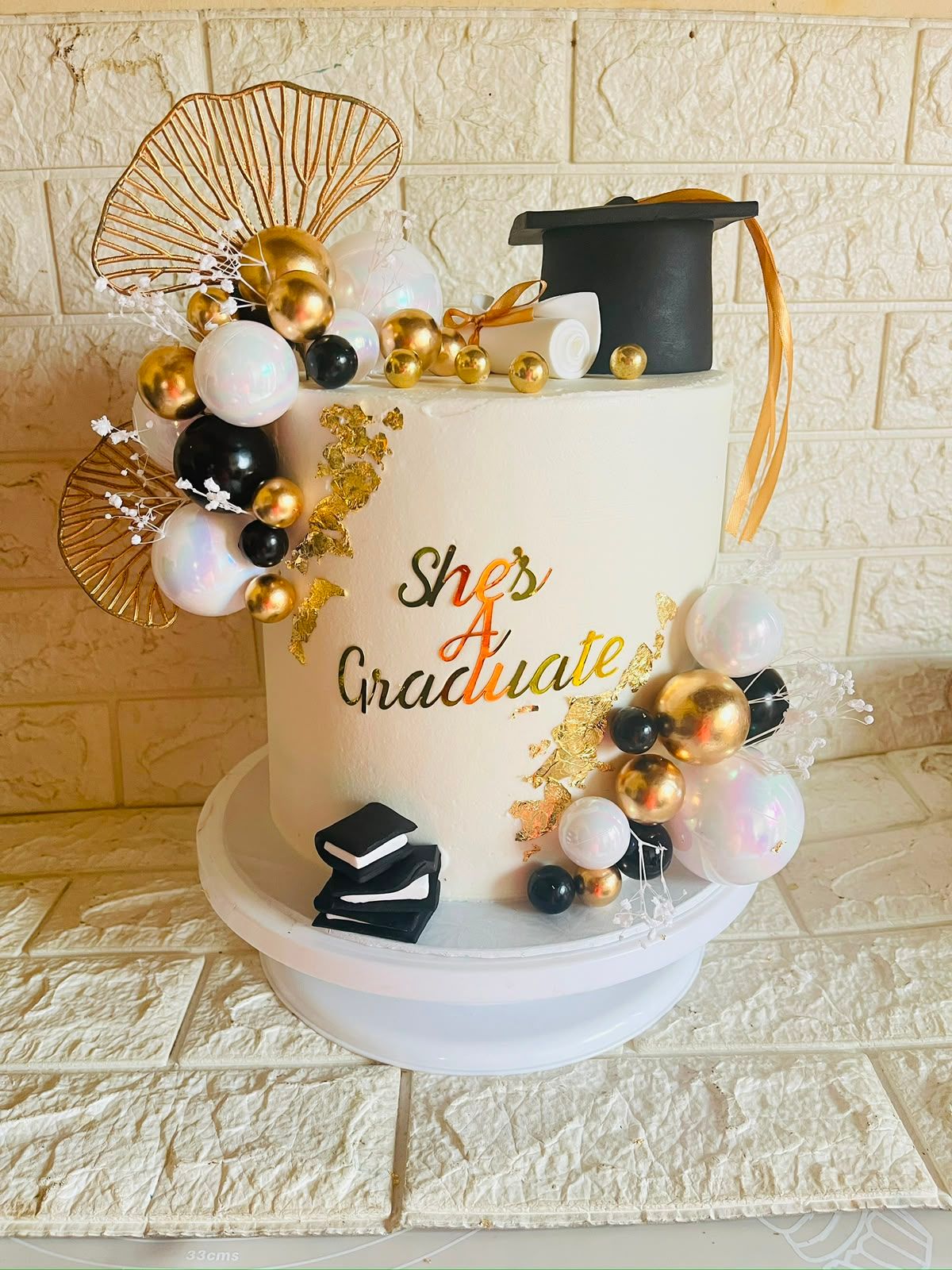 Orchid Line-Art Lady Cake by Baked by Buhlebenkosi