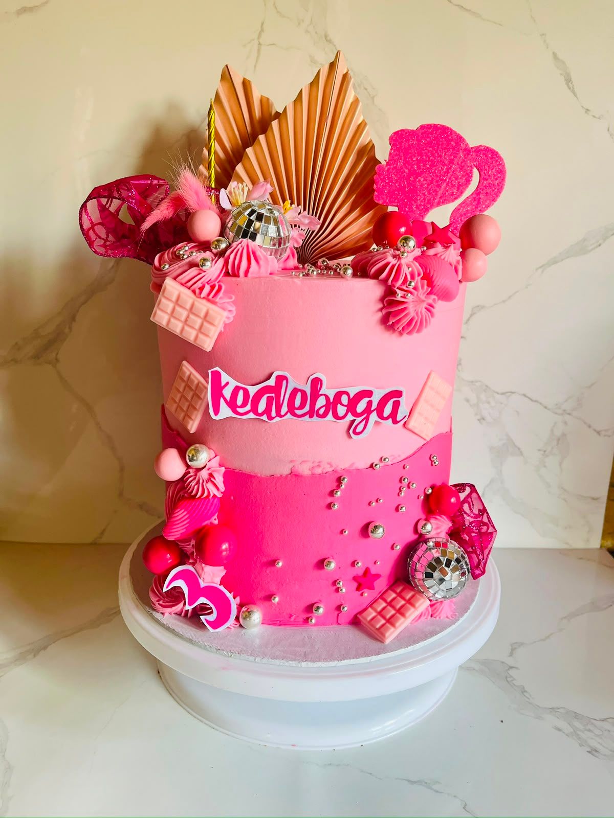 Barbie Disco Cake by Baked by Buhlebenkosi