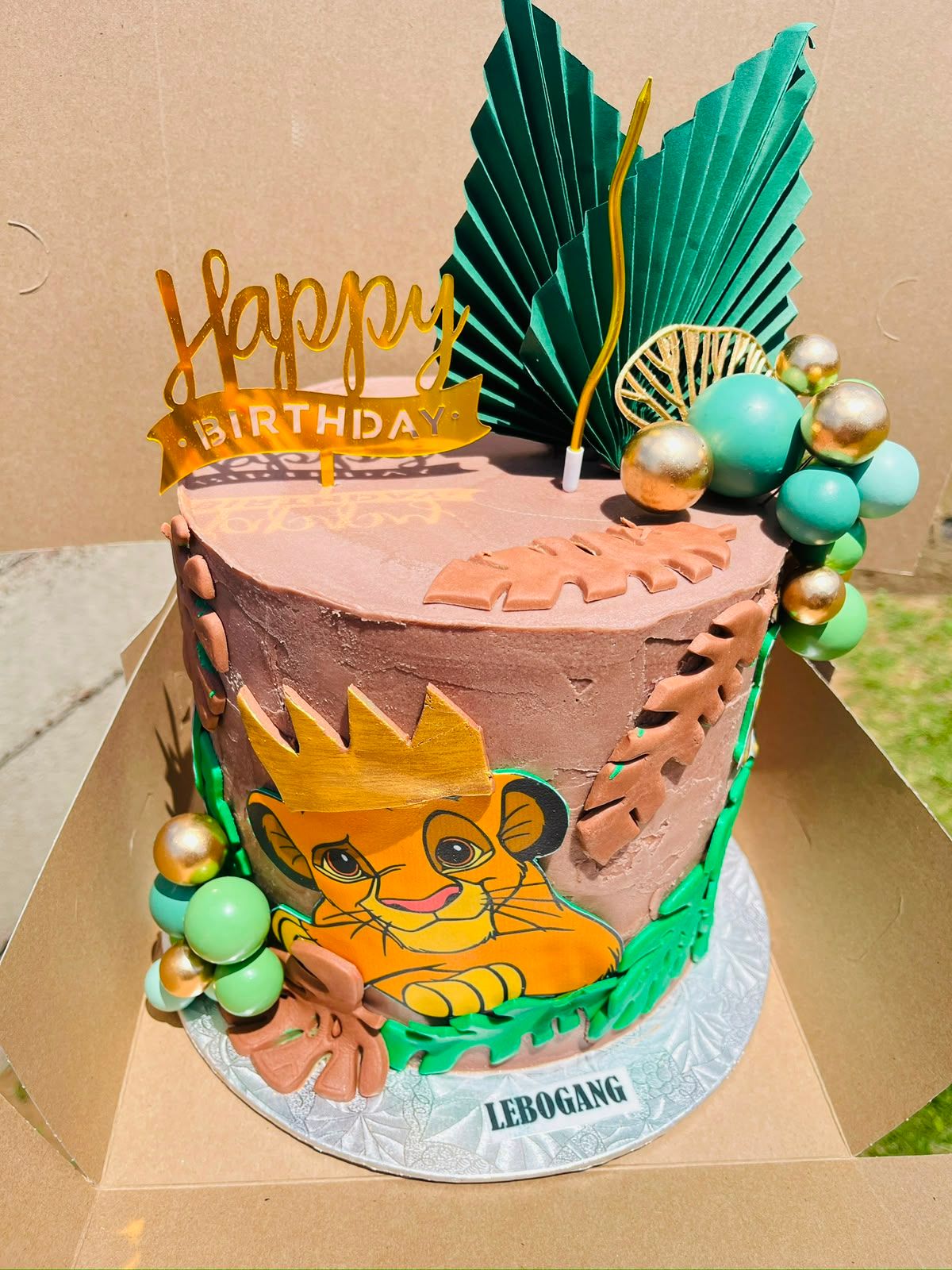Lion King Cake by Baked by Buhlebenkosi