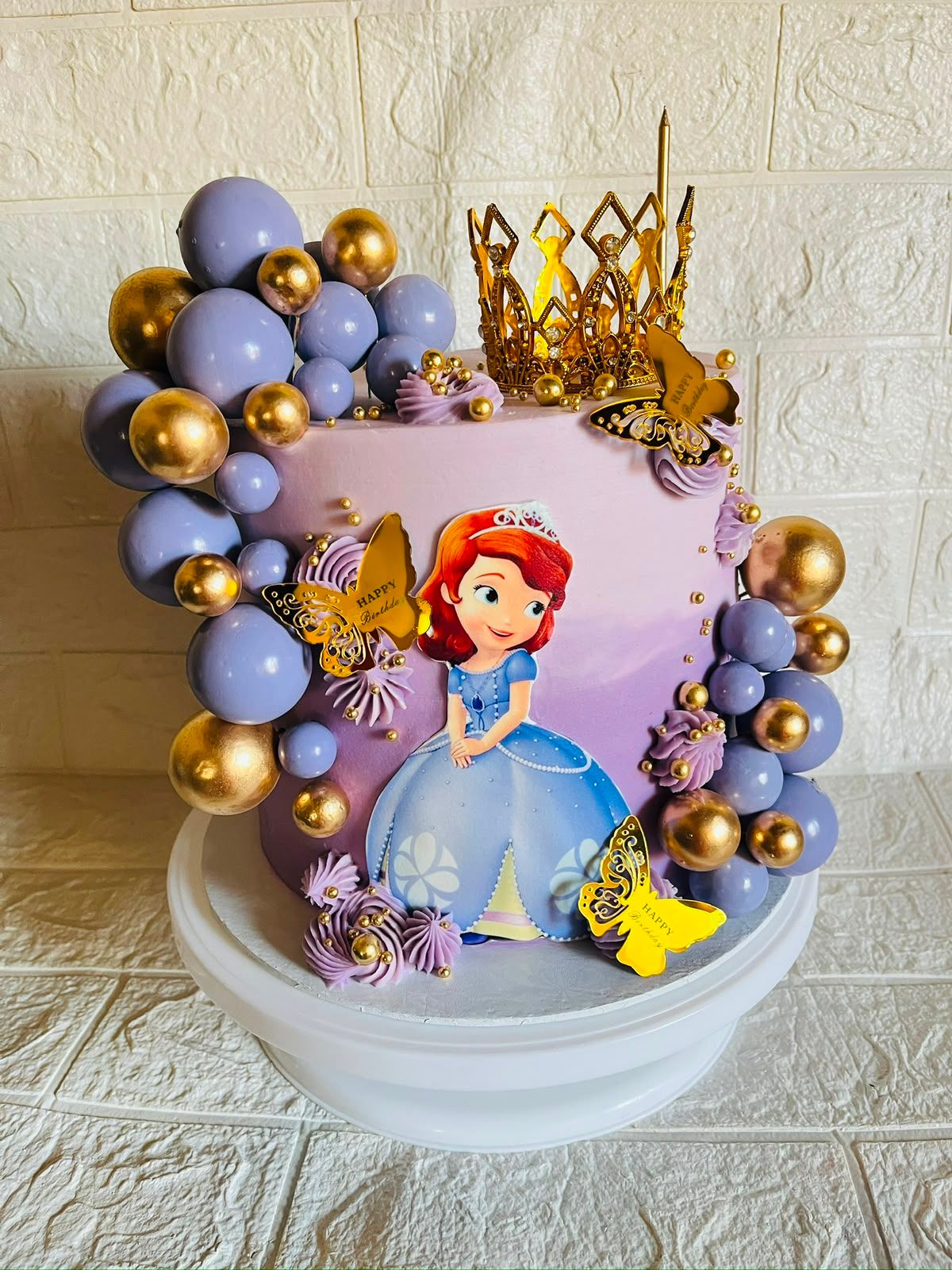 Sofia The First Cake by Baked by Buhlebenkosi