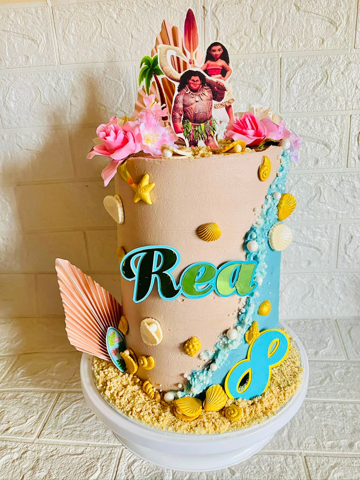 Moana Beach Cake by Baked by Buhlebenkosi