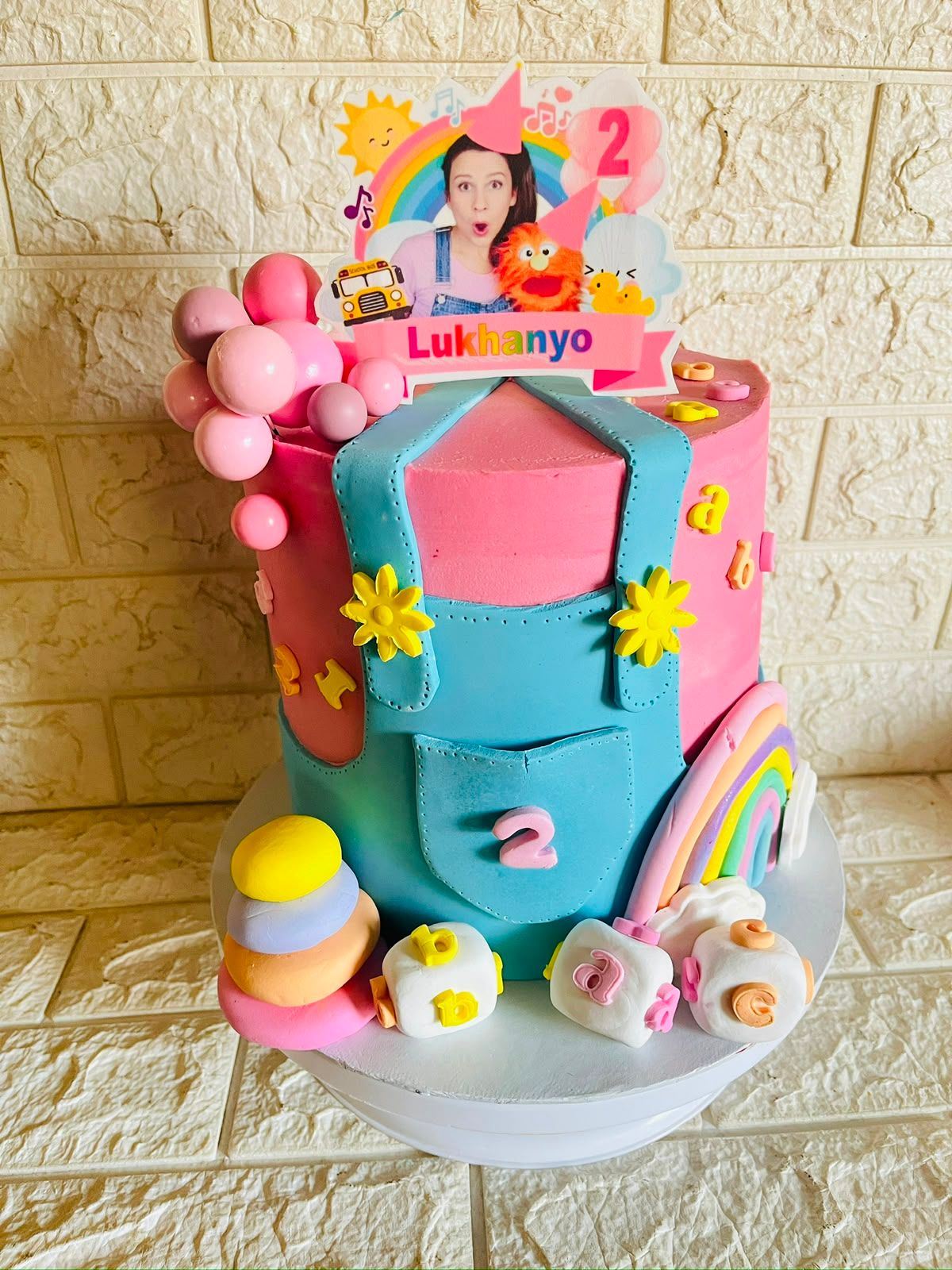 Ms Rachel Overalls Cake by Baked by Buhlebenkosi