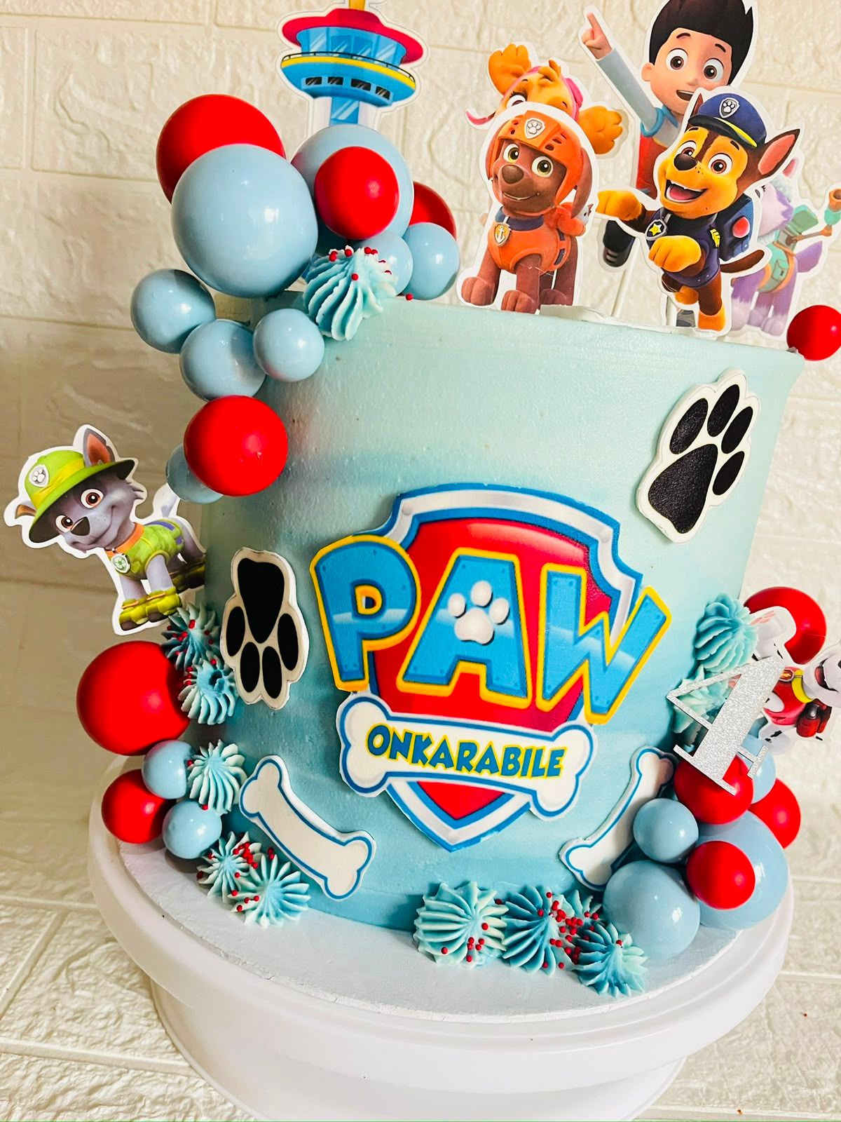 Paw Patrol Blue Cake by Baked by Buhlebenkosi