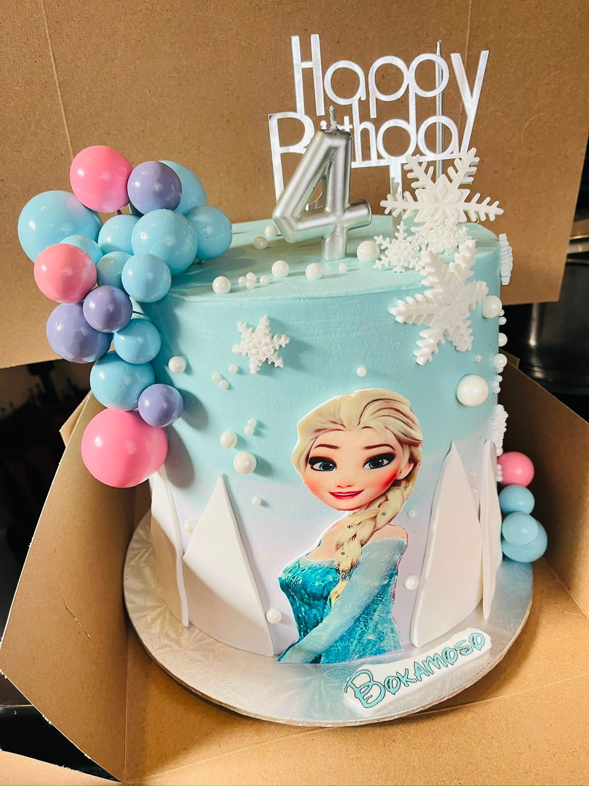 Frozen Elsa Cake by Baked by Buhlebenkosi