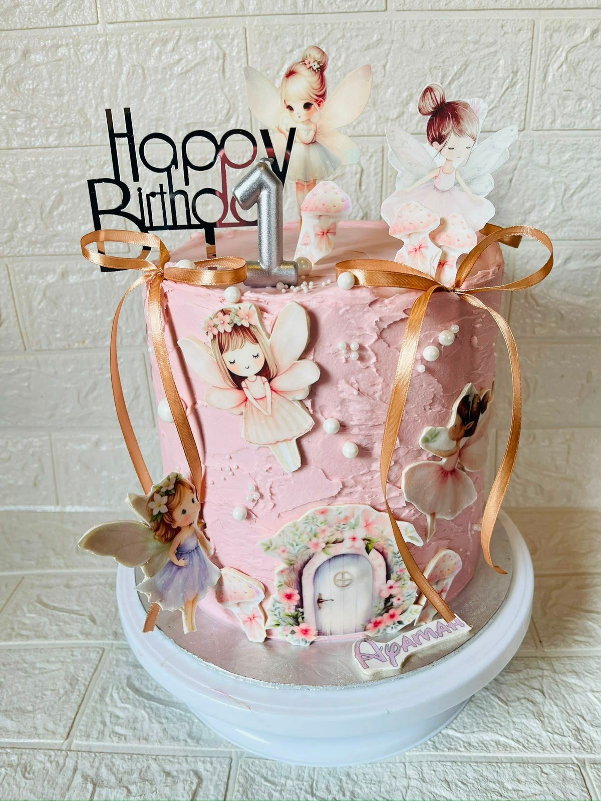 Fairy Garden Cake by Baked by Buhlebenkosi