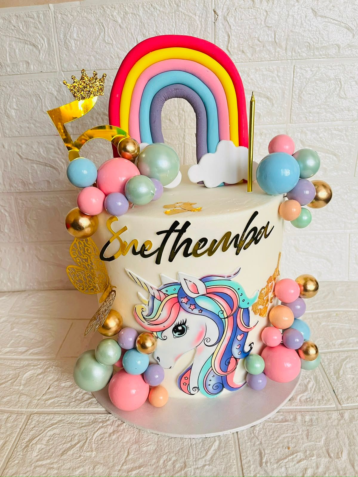 Pastel Unicorn Cake by Baked by Buhlebenkosi