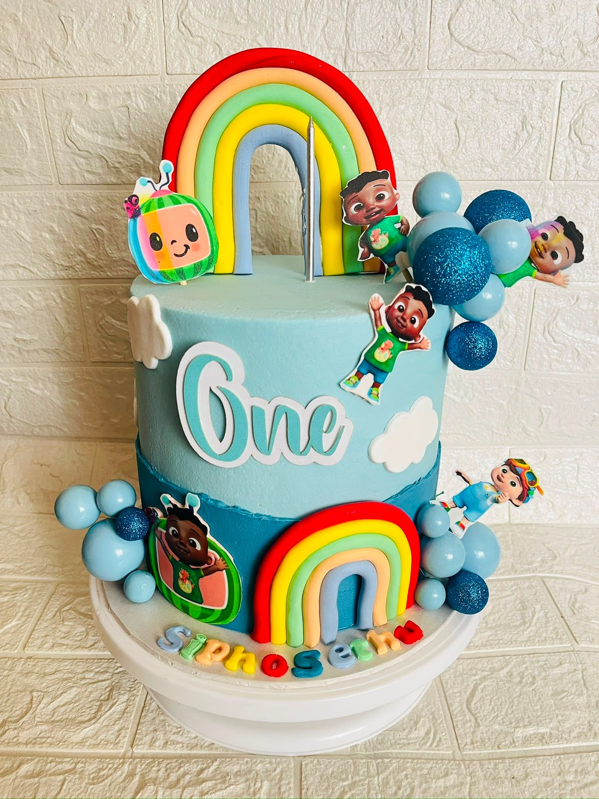 Cocomelon Blue One by Baked by Buhlebenkosi
