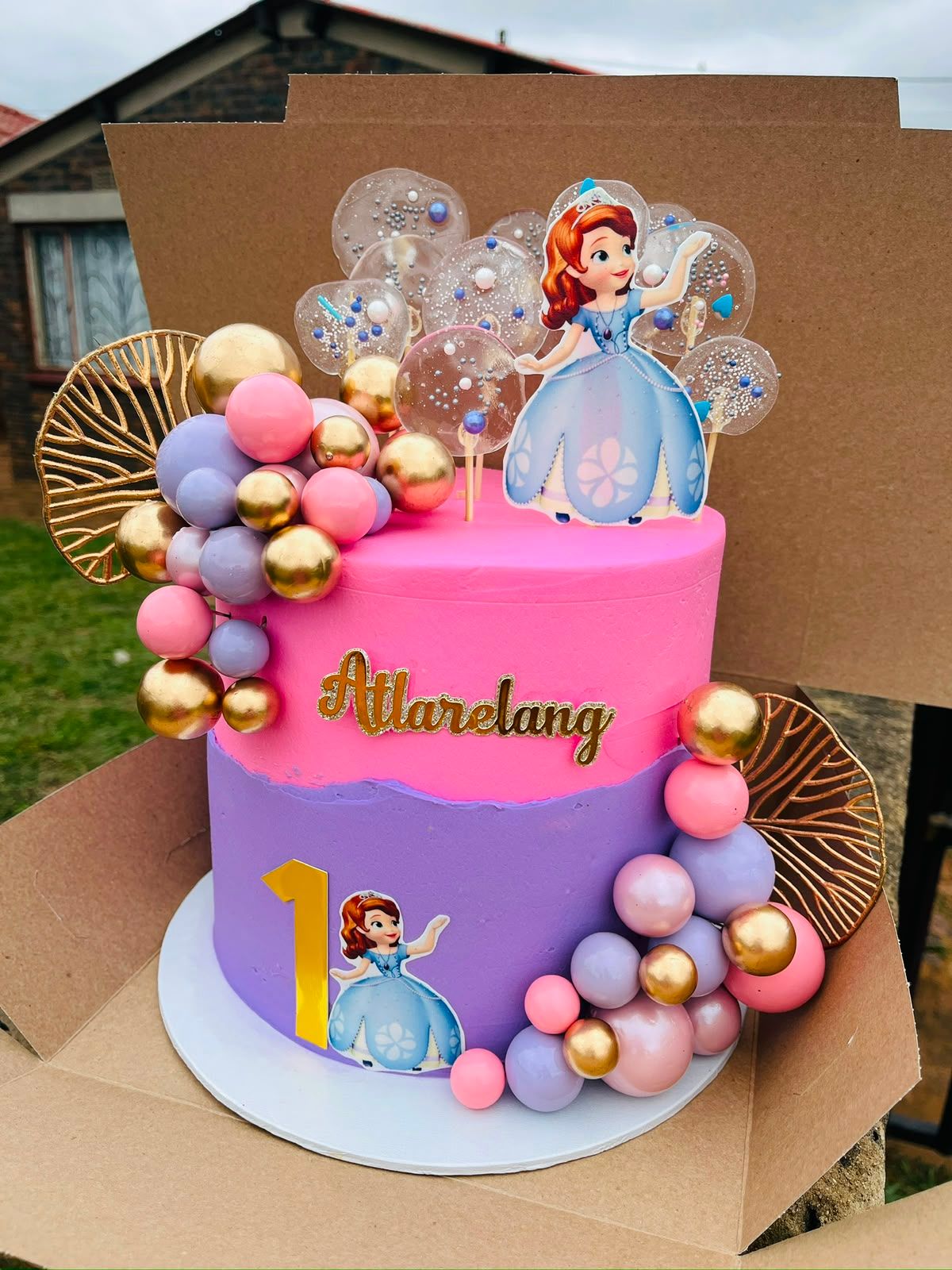 Sofia Princess Cake by Baked by Buhlebenkosi