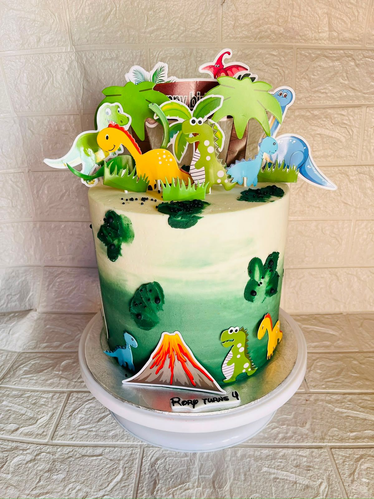 Dinosaur Adventure Cake by Baked by Buhlebenkosi