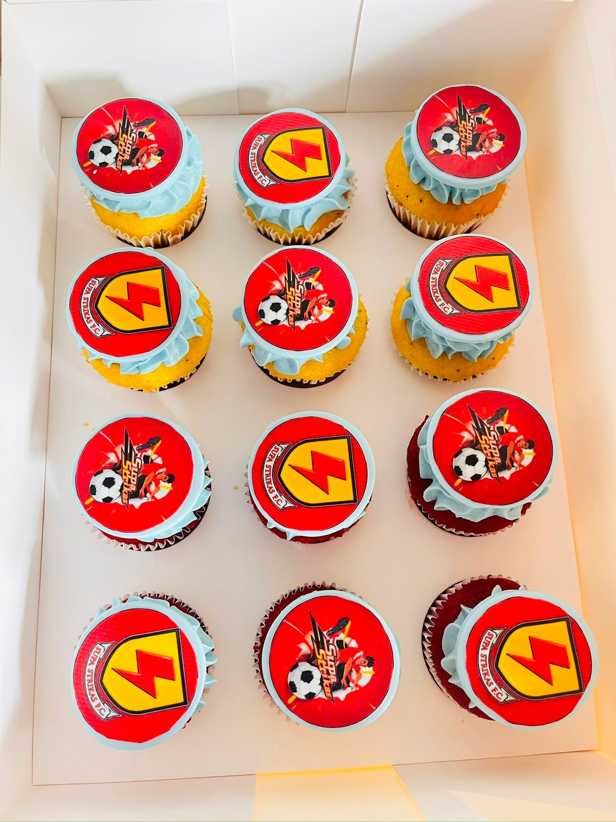 Supa Strikas Cupcakes by Baked by Buhlebenkosi