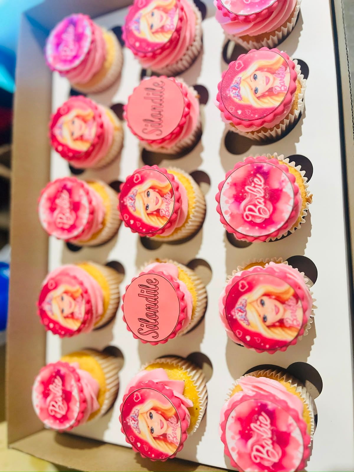Pink Barbie Cupcakes by Baked by Buhlebenkosi