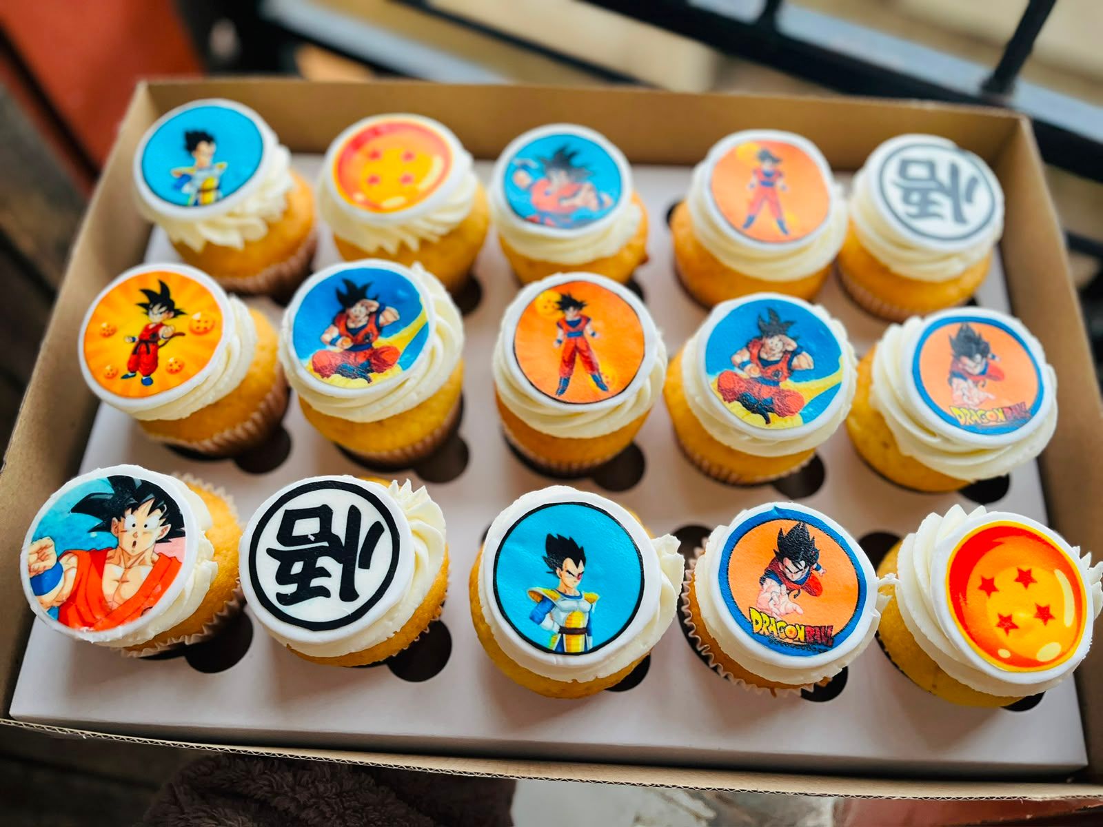 Dragon Ball Z Cupcakes by Baked by Buhlebenkosi