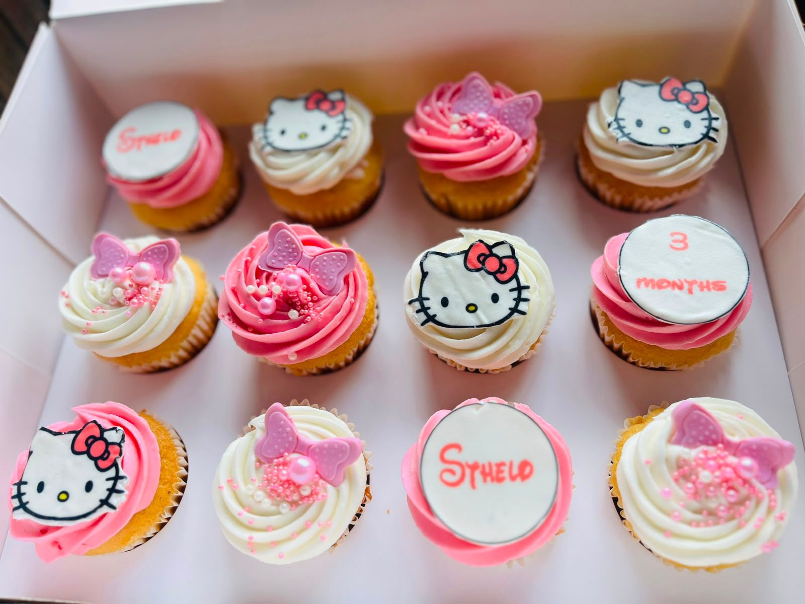 Hello Kitty Cupcakes by Baked by Buhlebenkosi