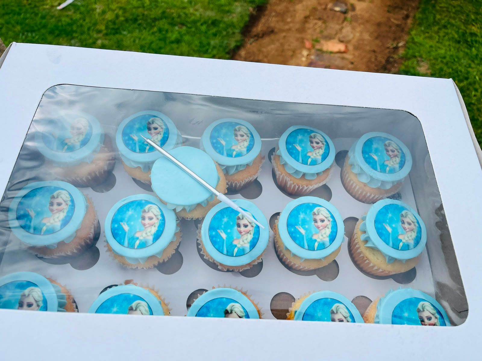 Frozen Elsa Cupcakes by Baked by Buhlebenkosi