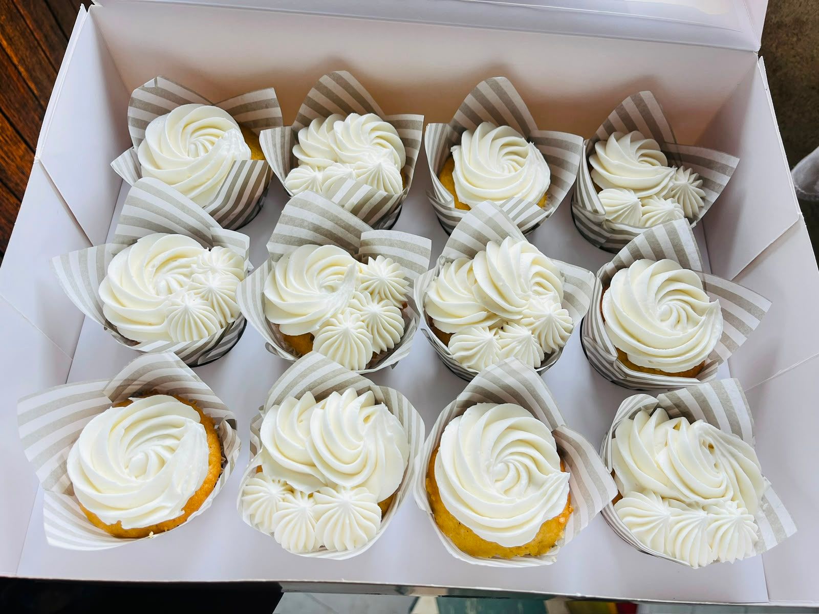 Classic Vanilla Swirl Cupcakes by Baked by Buhlebenkosi