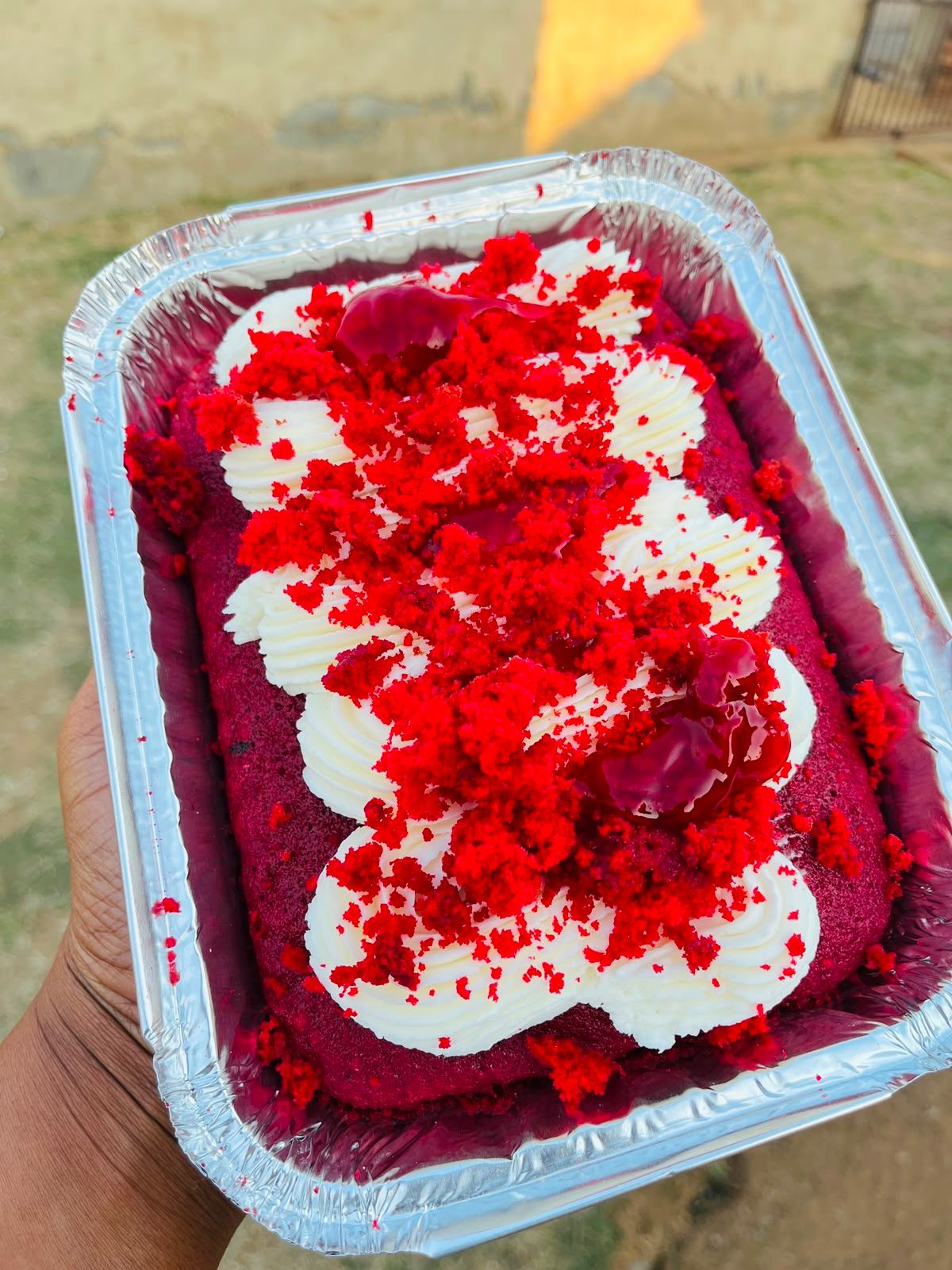 Red Velvet Lunch Box by Baked by Buhlebenkosi