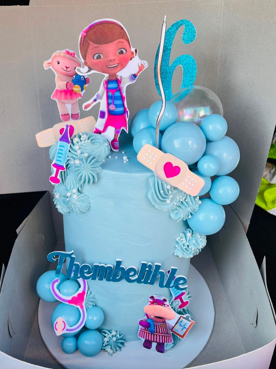 Doc McStuffins Mini Cake by Baked by Buhlebenkosi