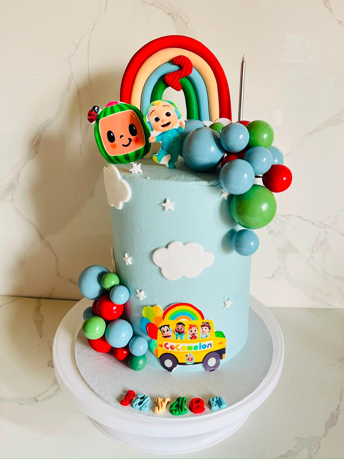 Cocomelon Rainbow Cake by Baked by Buhlebenkosi