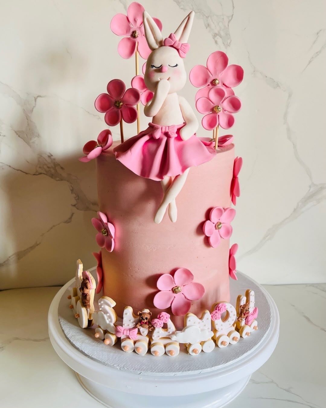 Ballerina Bunny Mini Cake by Baked by Buhlebenkosi